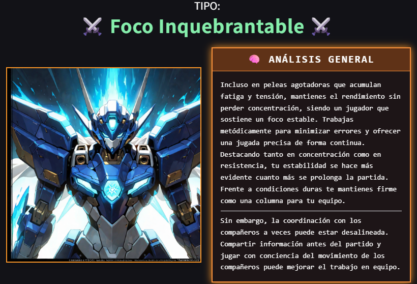 🔰 Tipo de jugador